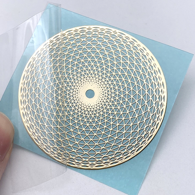 神圣几何图金属贴圆形网状图案水晶塔滴胶金属贴手机电脑背贴
