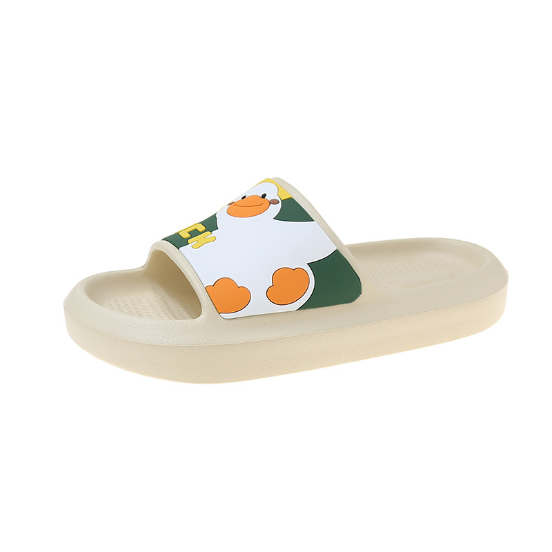 拖鞋女夏季时尚室内外穿卡通可爱鸭子厚底防滑静音情侣居家凉拖鞋