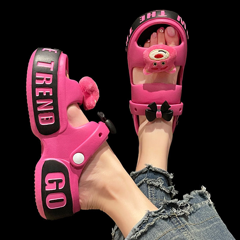 两穿凉鞋女夏季网红外穿卡通可爱2025新款厚底增高沙滩防滑凉拖鞋,女鞋,罗马凉鞋,淘宝优惠券,粉丝福利购,淘宝优惠卷