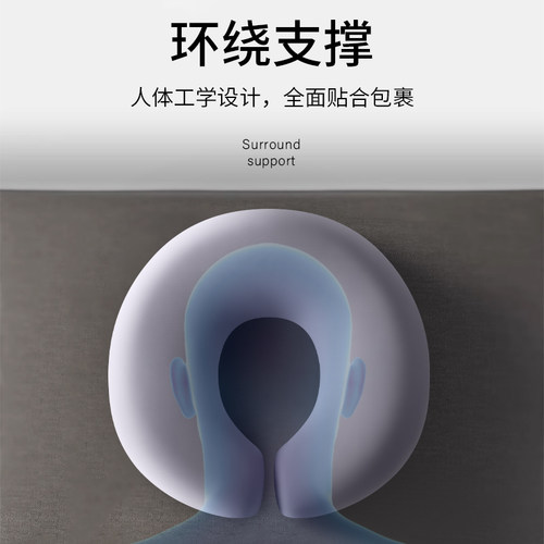 美容院趴枕美容床专用枕头推拿按摩床U型枕趴趴枕记忆棉面部脸垫