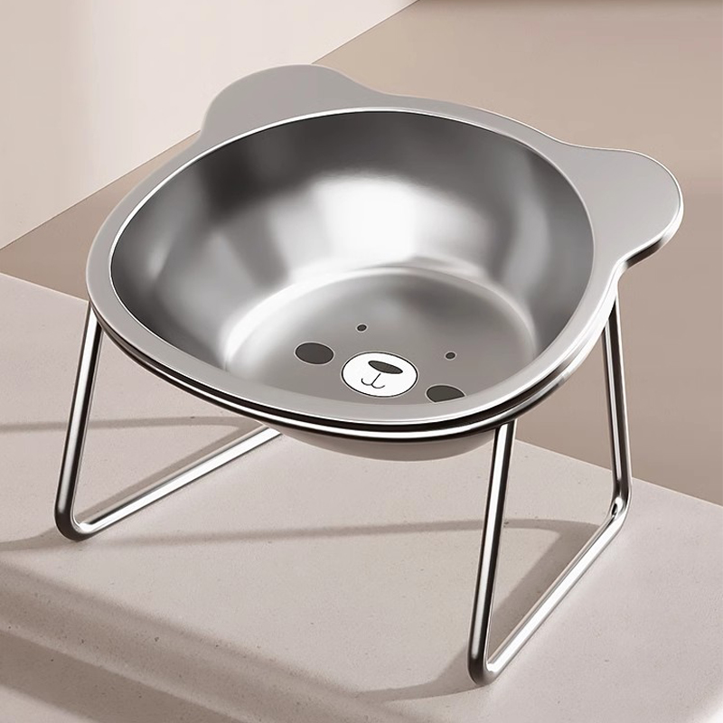 不锈钢猫咪水碗喝水盆