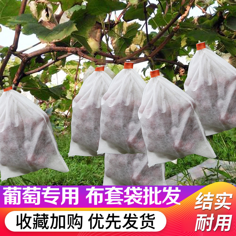 无纺布葡萄套袋水果新型防虫防水防雨桃子梨子羊角蜜防鸟果袋套袋