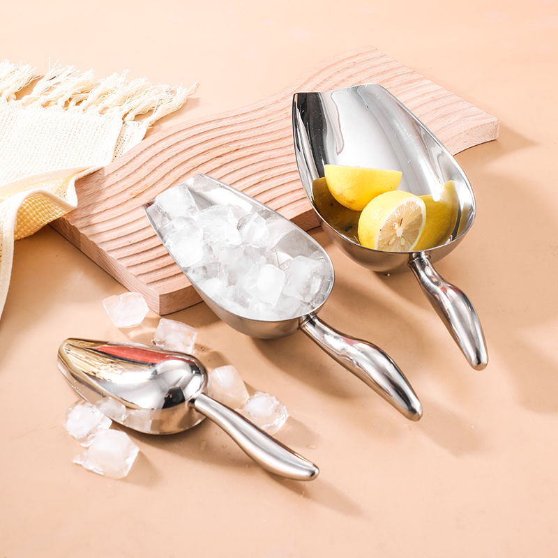 食品铲勺可挂式茶叶铁锹米面粉铲