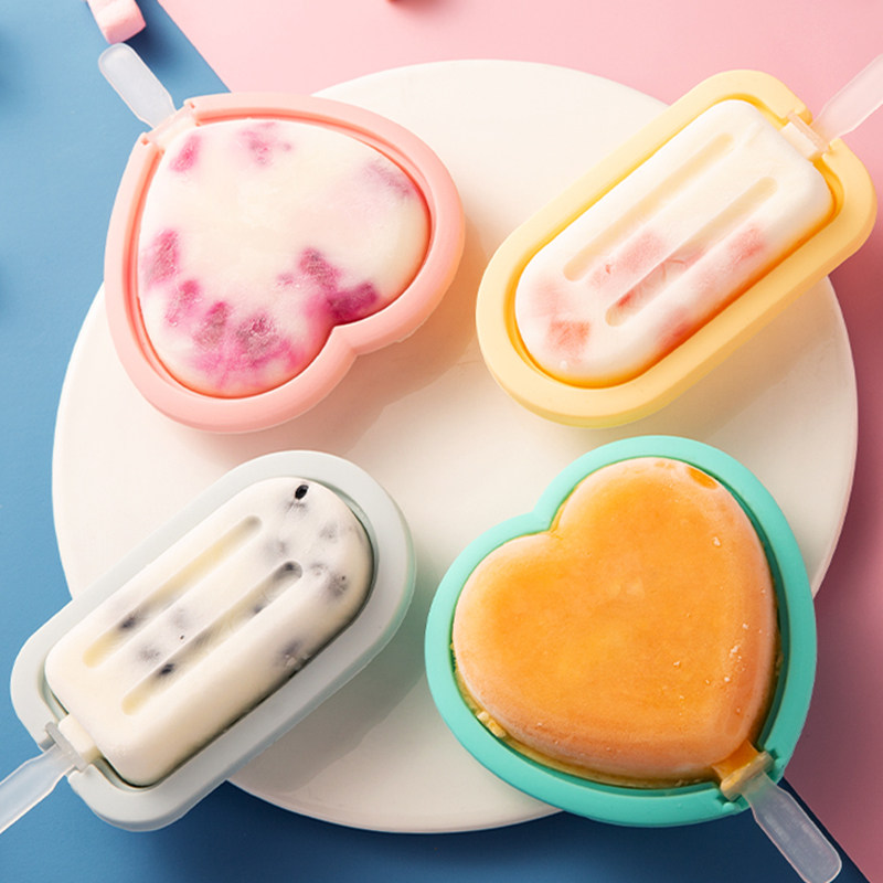 雪糕模具 家用自制diy冰棒冰棍冰糕儿童冰淇淋食品级硅胶磨具模型