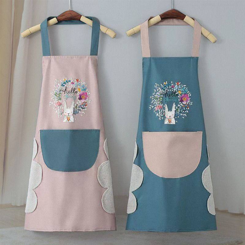 家用厨房围裙女防水防油可擦手新款网红做饭工作服可爱护衣男士,家庭/个人清洁工具,围裙,淘宝优惠券,粉丝福利购,淘宝优惠卷