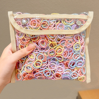 婴儿拇指发圈不伤发小号头饰