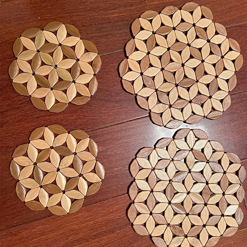 竹垫菜盘子楠竹隔热垫餐垫砂锅垫耐高温防烫菜碗盘竹制桌垫子防烫,餐饮具,餐垫,淘宝优惠券,粉丝福利购,淘宝优惠卷