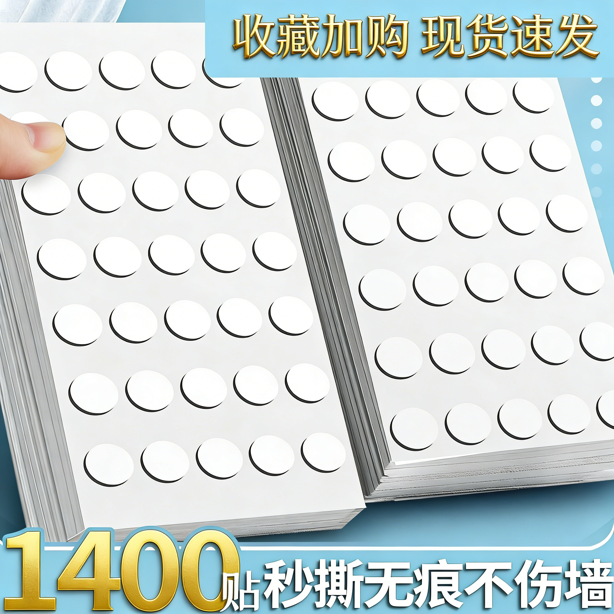 无痕双面胶高粘度强力固定墙面纳米点胶壁纸手办气球无痕贴不伤墙,文具电教/文化用品/商务用品,胶带/胶纸/胶条,淘宝优惠券,粉丝福利购,淘宝优惠卷