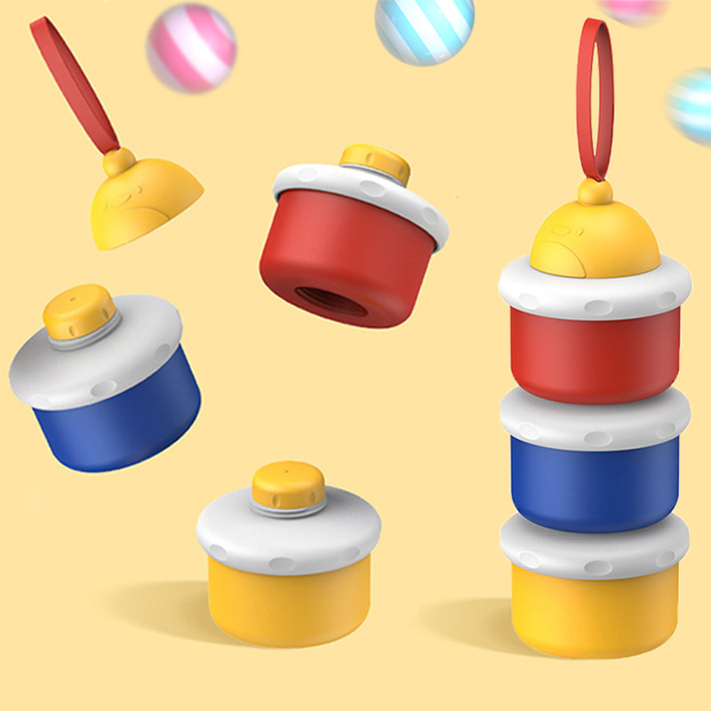 婴儿奶粉分装盒便携外出辅食分装宝宝独立分格米粉盒密封奶粉格盒,厨房/烹饪用具,密封罐,淘宝优惠券,粉丝福利购,淘宝优惠卷