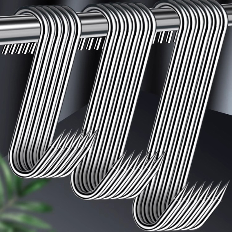 腊肉挂钩不锈钢S型晒熏腊鱼挂烤