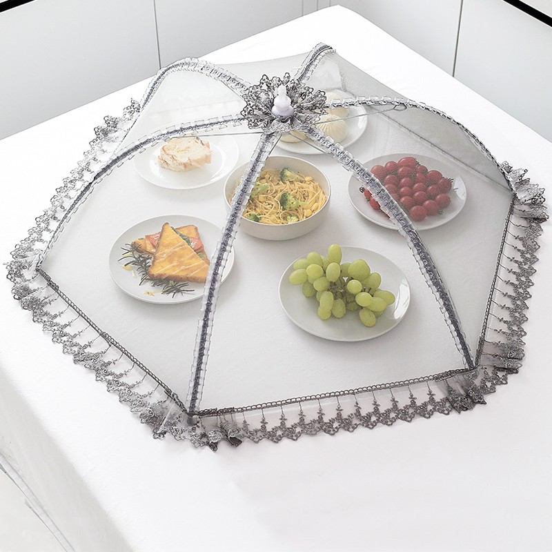 透气饭菜罩可折叠餐桌大号盖食物罩新款防尘防虫防蝇家用遮菜盖伞,收纳整理,餐桌罩,淘宝优惠券,粉丝福利购,淘宝优惠卷