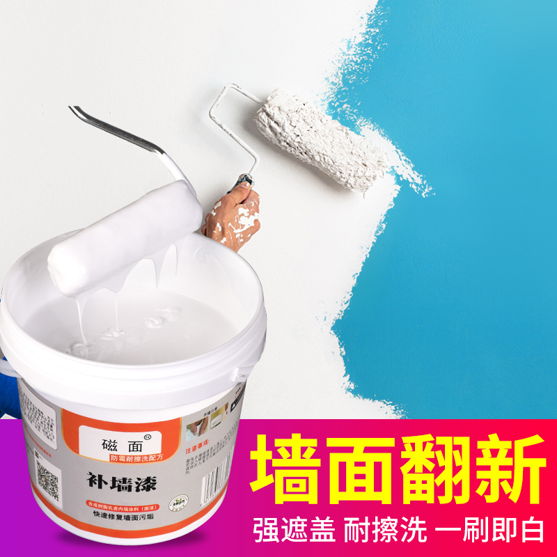 补墙白色翻新修复防潮涂料乳胶漆
