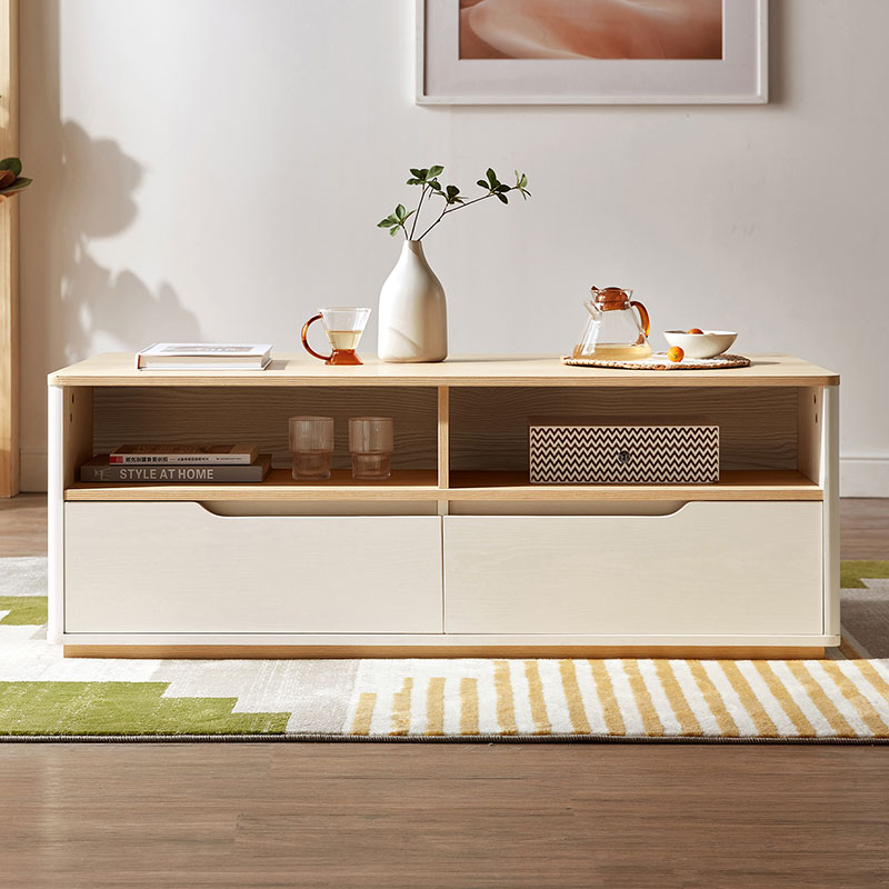 可伸缩电视柜岩板茶几