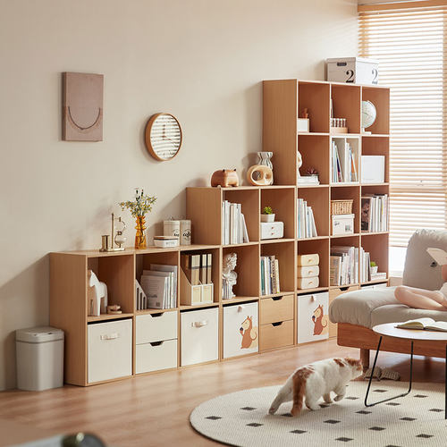 林氏儿童书柜林氏木质落地柜防尘