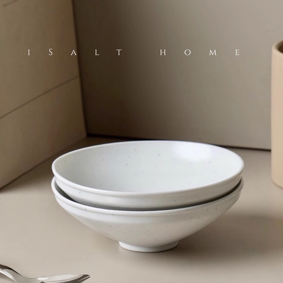 日式陶瓷高足小碗釉下彩