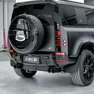 路虎卫士110升级zbld三代旗舰方口尾喉外观改装 ZBLD适用于20 26款