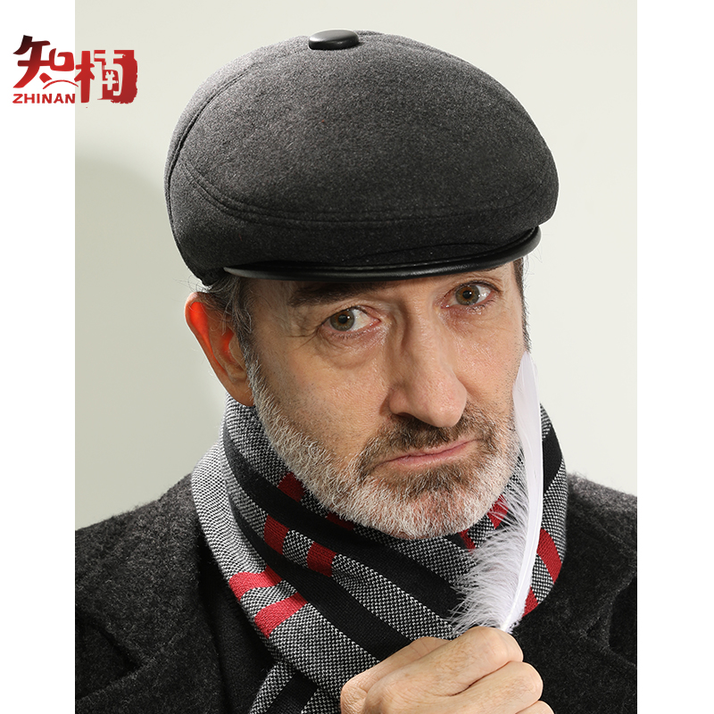 男冬季护耳中老年人前进帽鸭舌帽需要用券
