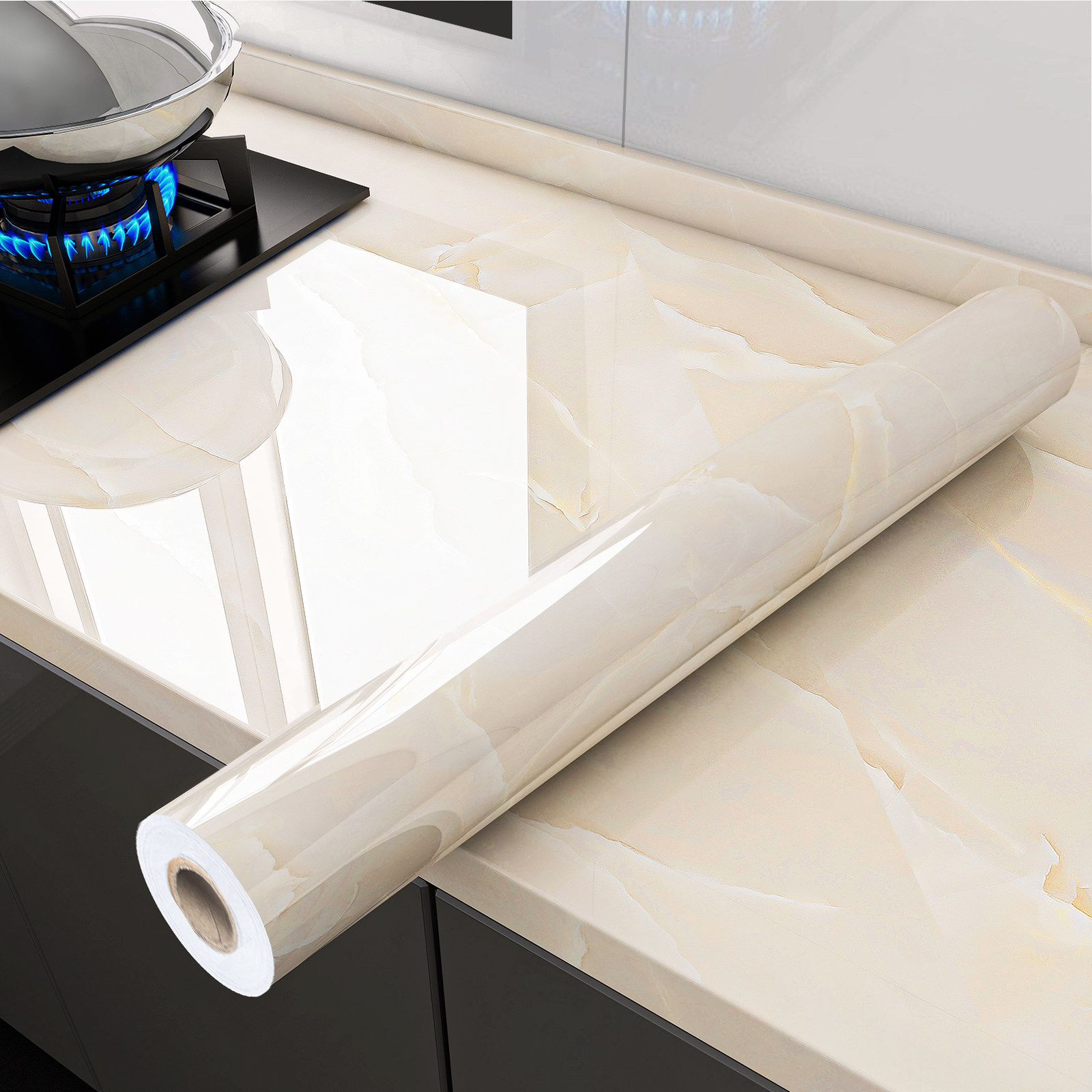 厨房防油贴纸防水自粘墙纸灶台墙面防火耐高温橱柜台面保护垫贴膜,家居饰品,软装墙贴,淘宝优惠券,粉丝福利购,淘宝优惠卷