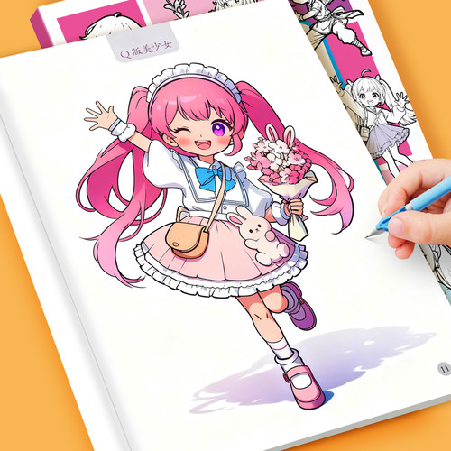 漫画入门手绘描摹本卡通动漫人物
