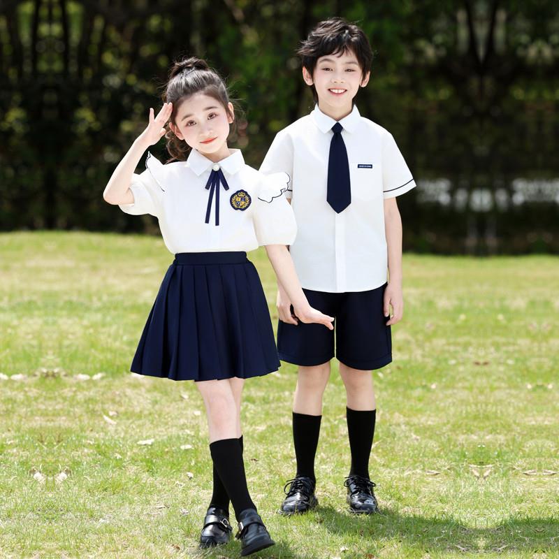 六一儿童合唱演出服幼儿园园服毕业照服夏季小学生诗歌朗诵表演服