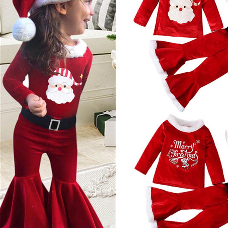 儿童圣诞服装女童cos play服饰女孩精灵圣诞节冬季长袖宝宝服红色