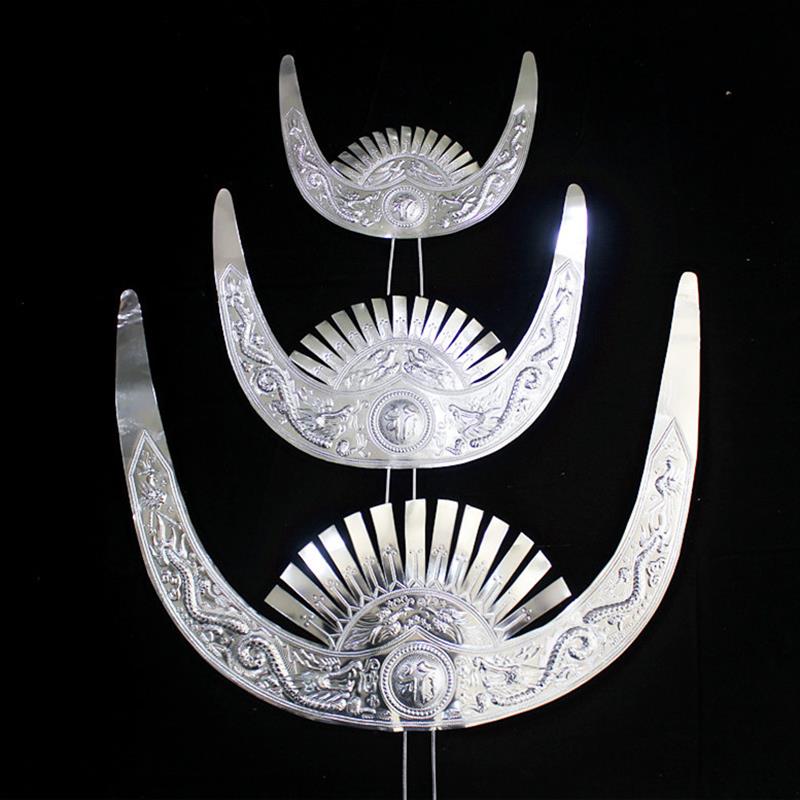 侗族苗族银饰头饰品/少数民族舞蹈演出佩戴头饰/苗族头钗牛角