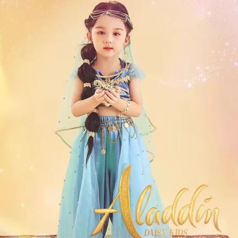 儿童茉莉公主cosplay服装印度异域风情女童少数民族舞蹈服演出服