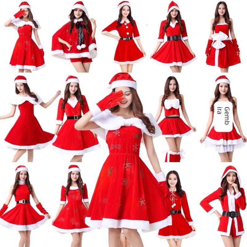 厂家性感兔女郎cos耶诞节服装女耶诞主题衣服洋装服饰耶诞老人衣