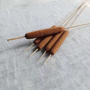 毛拉蒲棒喜宴干花草天然花橱窗艺术插花拍照摄影道具家居装饰品花