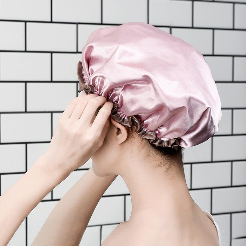 double-deck Shower cap take a shower Hair Large Hair Wigs waterproof adult Female models showerin the Family/Personal Cleaning Tools , Personal care cleaning appliances , Shower cap  category - from Buy2taobao.com to provide professional Taobao agent buy service