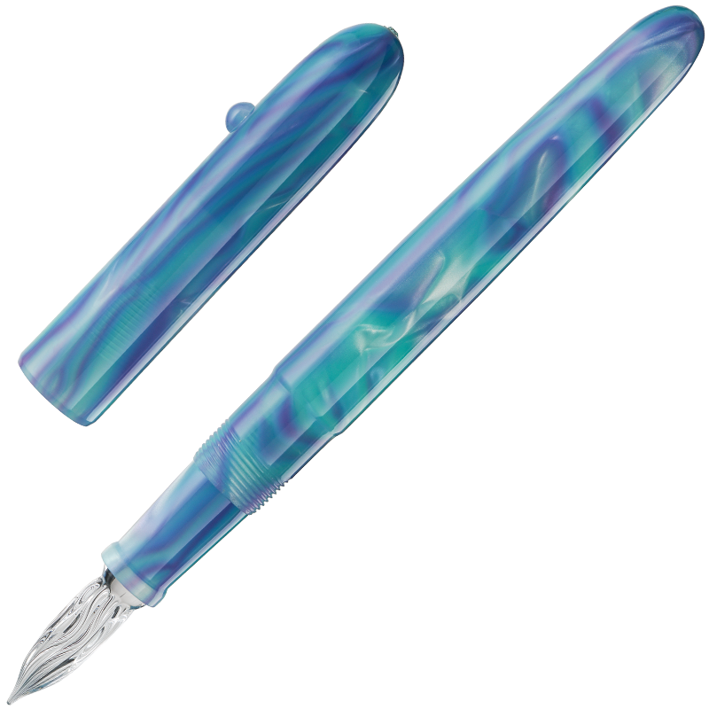 日本Pent x 大西制作所玻璃笔 纯手工制作笔杆笔尖 星屑梦樱苍穹之慧 带笔盖式蘸水笔