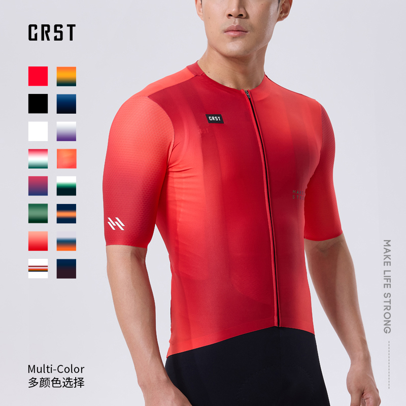 CRST夏季轻薄透气骑行服上衣