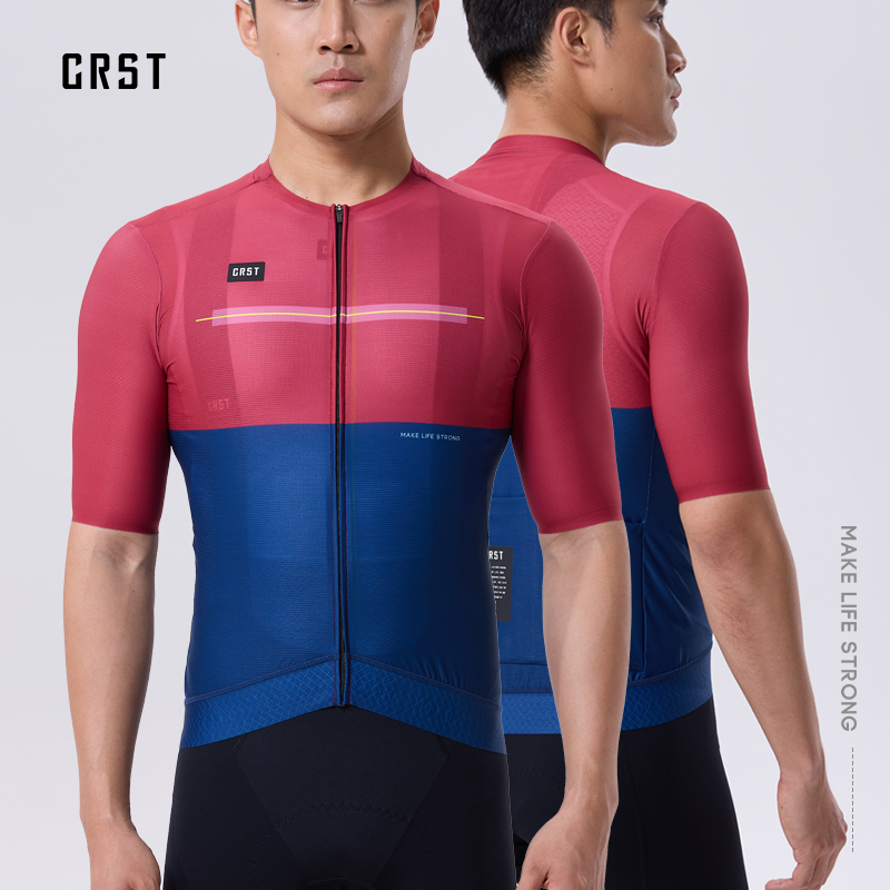 CRST夏季公路车骑行短袖透气轻薄