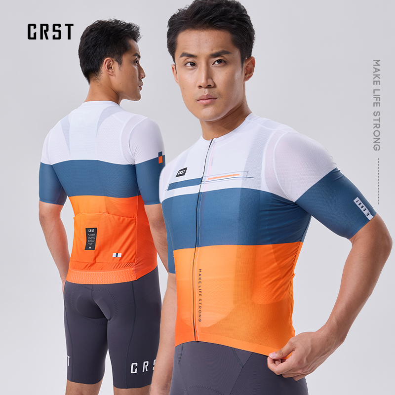 CRST夏季骑行短袖竞技款轻薄透气