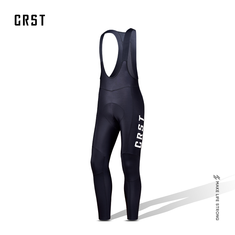 CRST秋冬骑行加绒背带长裤男款