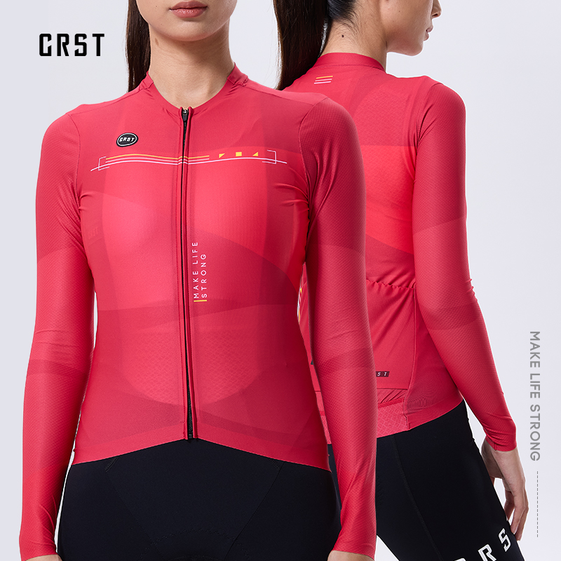 CRST四季公路车骑行服长袖女款