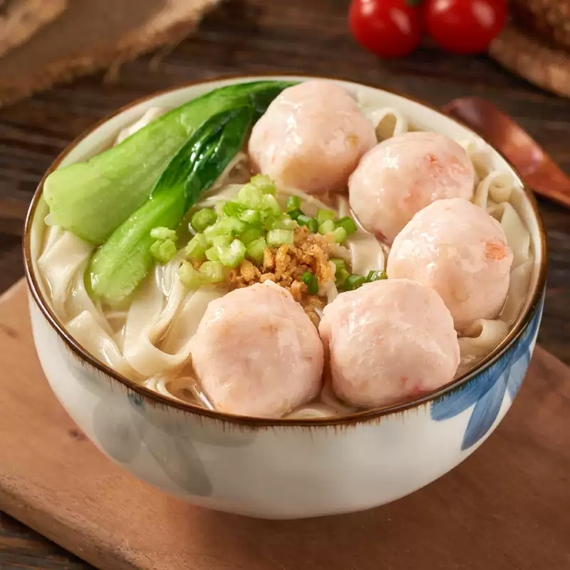 潮汕特产手工虾丸火锅食材