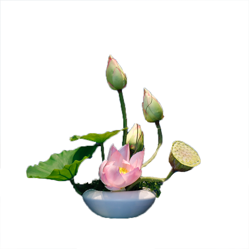 酒店仿真花包厢圆桌餐桌花摆花家居茶几装饰花餐厅边柜假花摆件