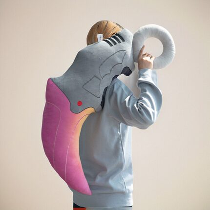 CSGO巨型渐变之色爪子刀毛绒刀怀中抱杀抱枕反恐精英V社正版周边