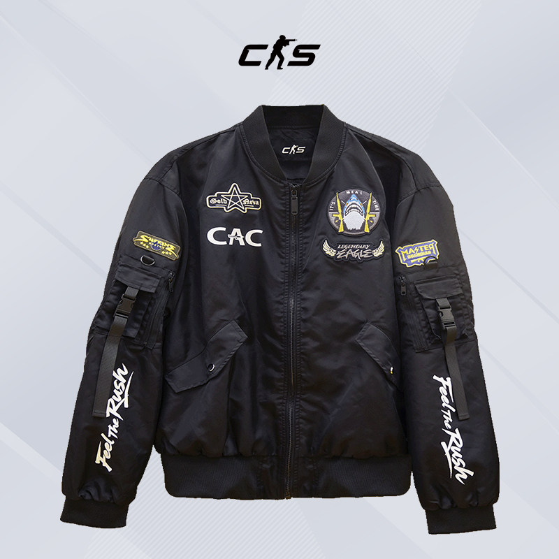 CS反恐精英CAC选手服2025新款秋冬夹克棒球服电竞选手同款周边
