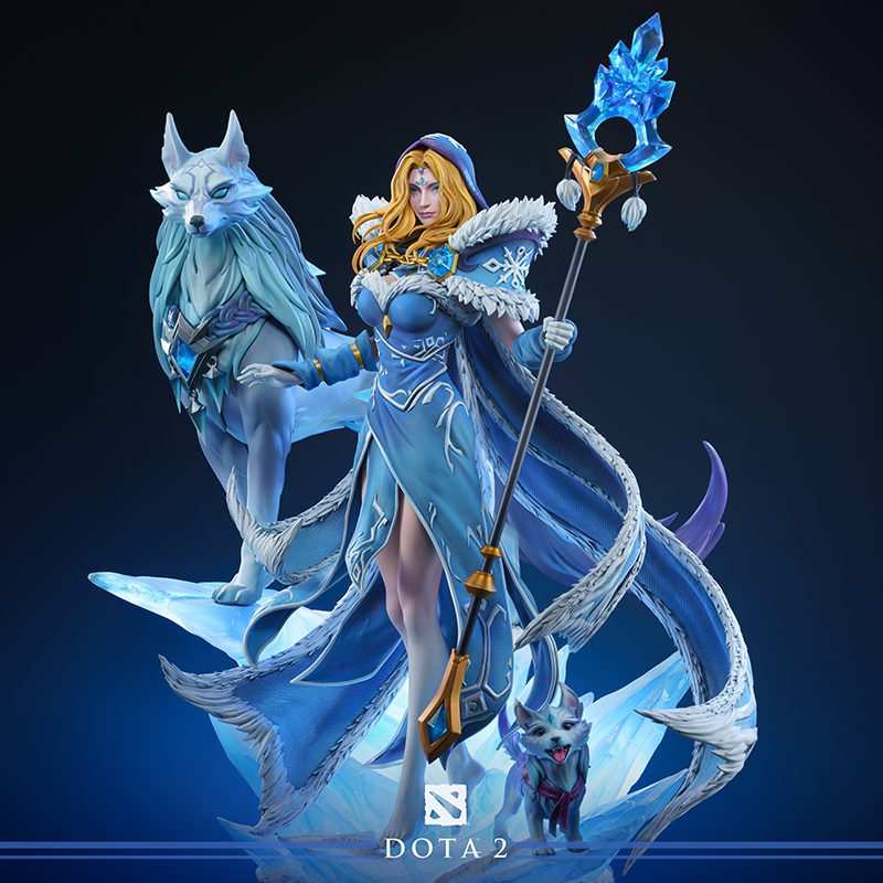 thumbnail for DOTA2 TI2026 Crystal Virgo and Blue Heart Messenger 1:4 Collectible Statue Lithora Pre-sale Deposit