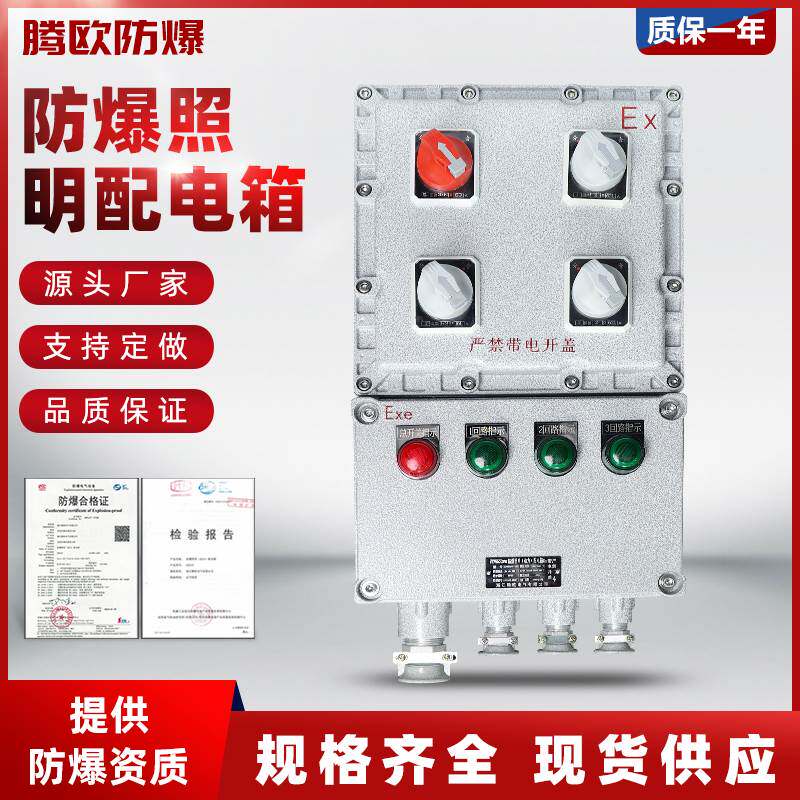 bxm防爆配电箱开关检修照明动力控制柜定制成套不锈钢防爆接线箱