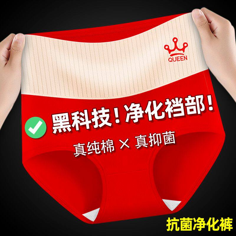紫杉醇抑菌女士内裤女纯