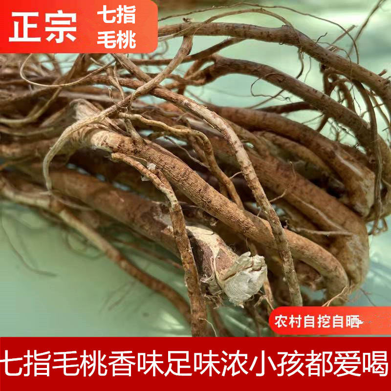 土楼野生七指毛桃根干货煲汤泡酒五指毛桃爪金龙牛奶根广东土茯苓