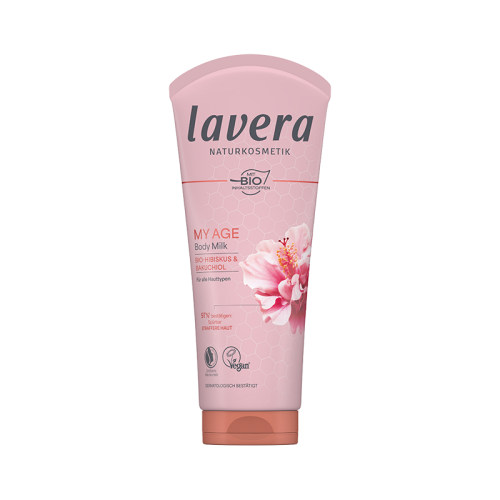 新款 德国拉薇lavera有机木槿&补骨脂酚K老滋润紧致身体乳200ml