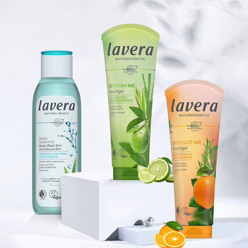 lavera有机沐浴露温和清洁