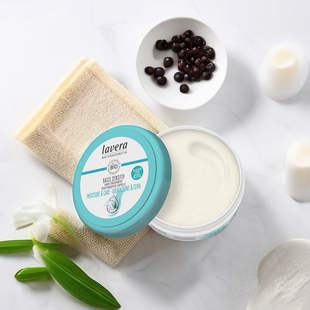 德国拉薇lavera有机芦荟荷荷巴油发膜护发素改善毛躁干枯密集滋养