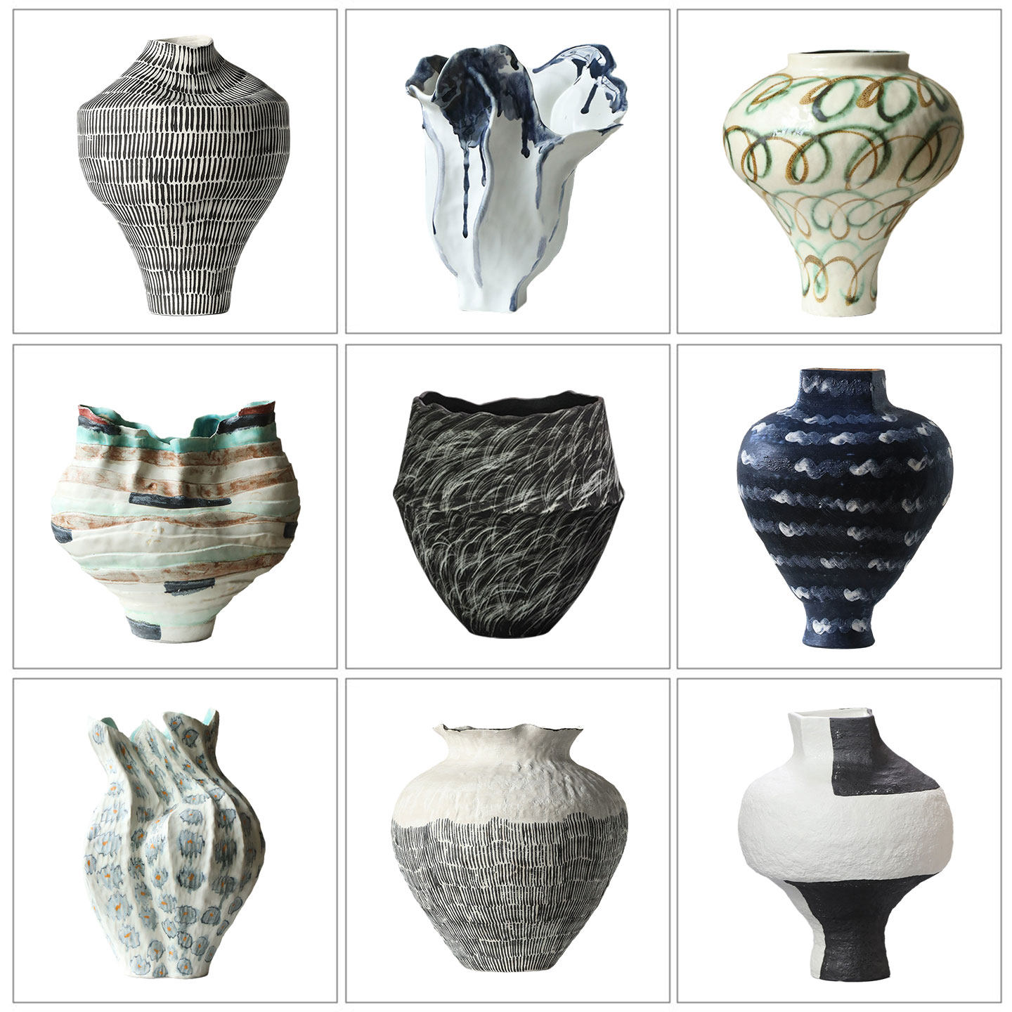 日式陶罐艺术大花瓶侘寂风粗陶花盆高级感客厅电视柜角落禅意摆件