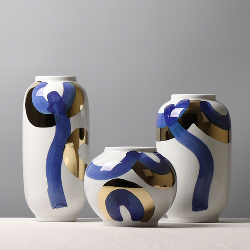 景德镇新中式艺术青花陶瓷花瓶