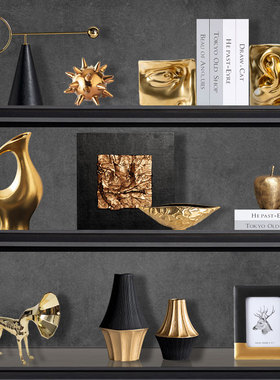 装饰品意式轻奢酒柜开放